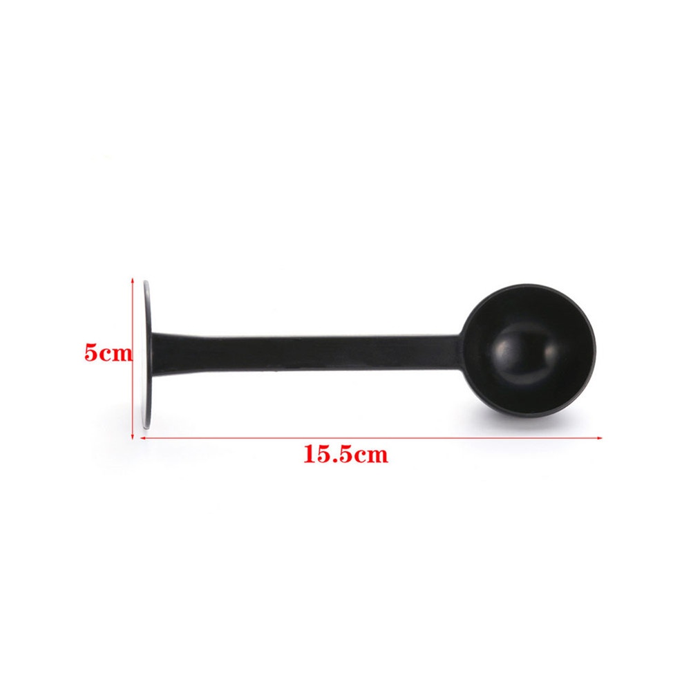 5Pcs Tamping Scoop 2 In 1 For Coffee Powder Coffeeware Measuring Tamper Spoon Plastic Black Kitchen Accessories 1Pcs_voghion.com