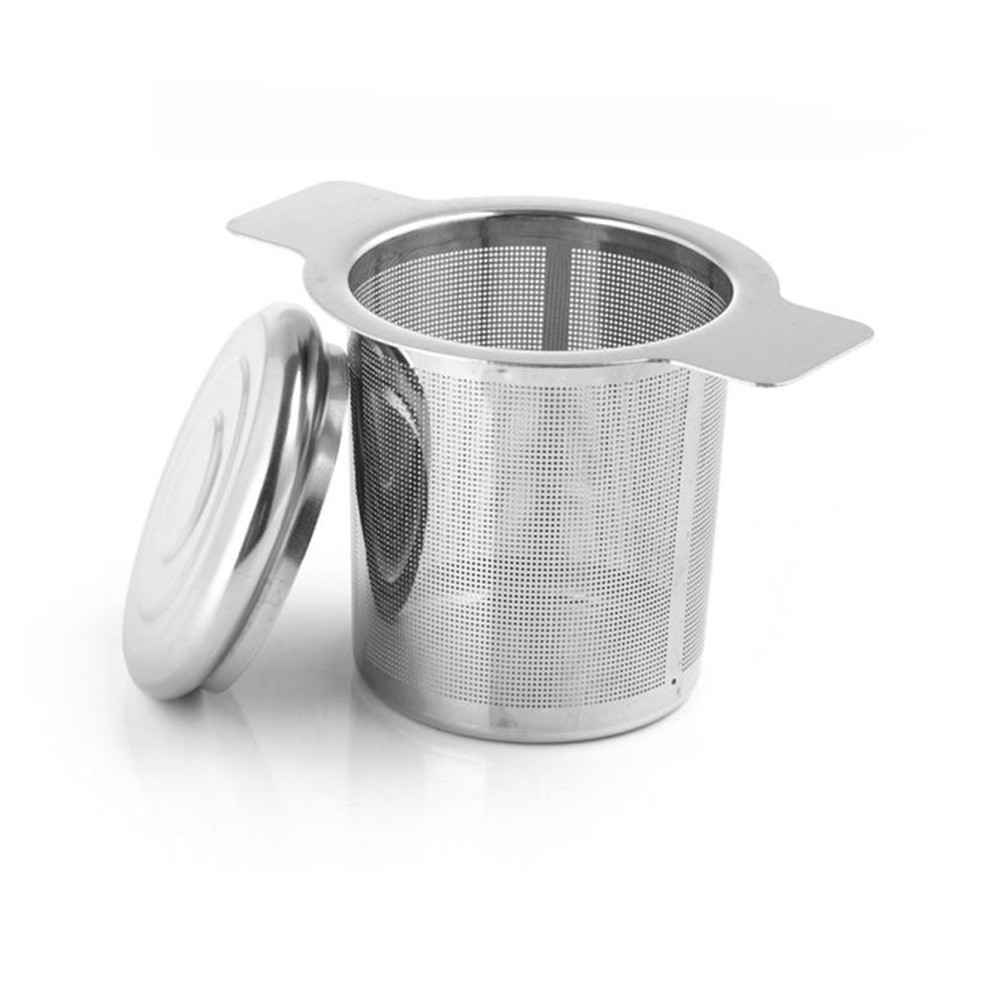 2 pezzi Infusore per tè riutilizzabile in rete di acciaio inossidabile, filtro per tè, teiera, foglie di tè, spezie, utensili da cucina, accessori per il tè_voghion.com