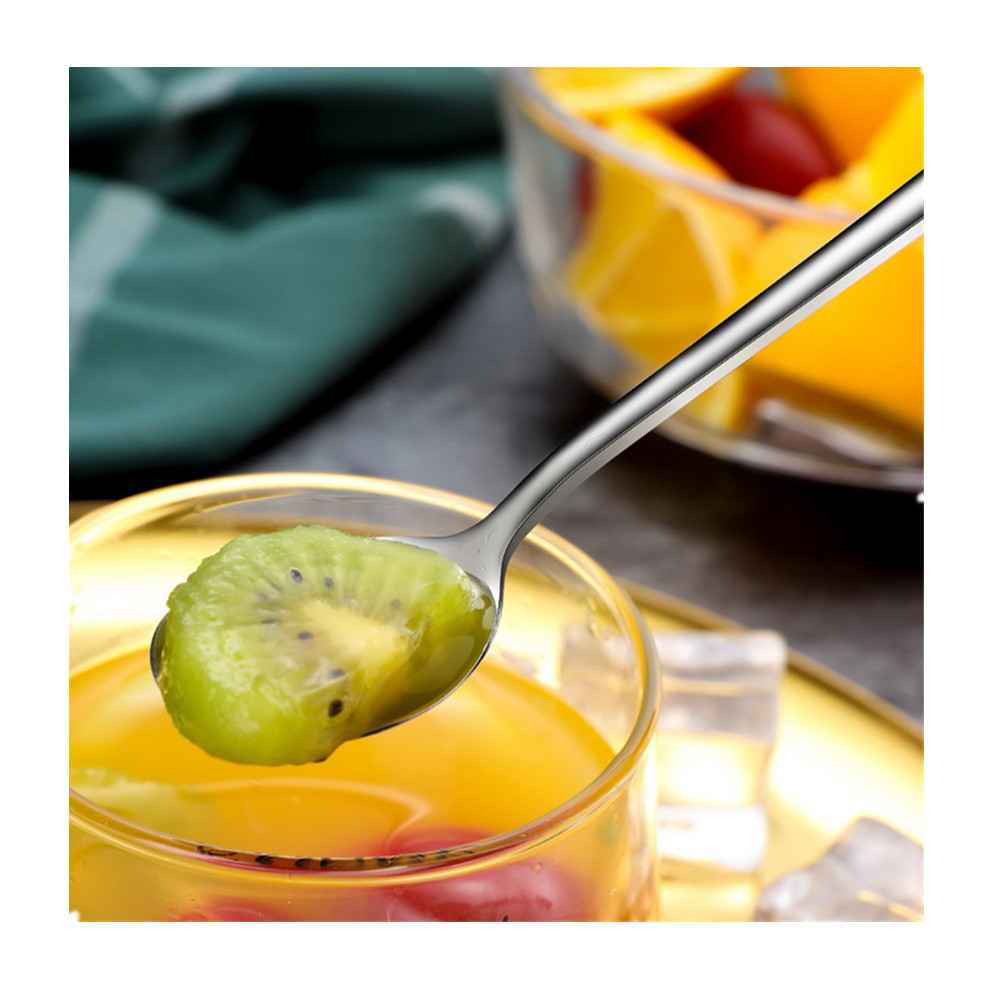 4 cucchiai in acciaio inox con manico lungo, cucchiaini da tè, cucchiaini da dessert, caffè, gelato, cocktail, utensili da cucina, stoviglie^1_voghion.com