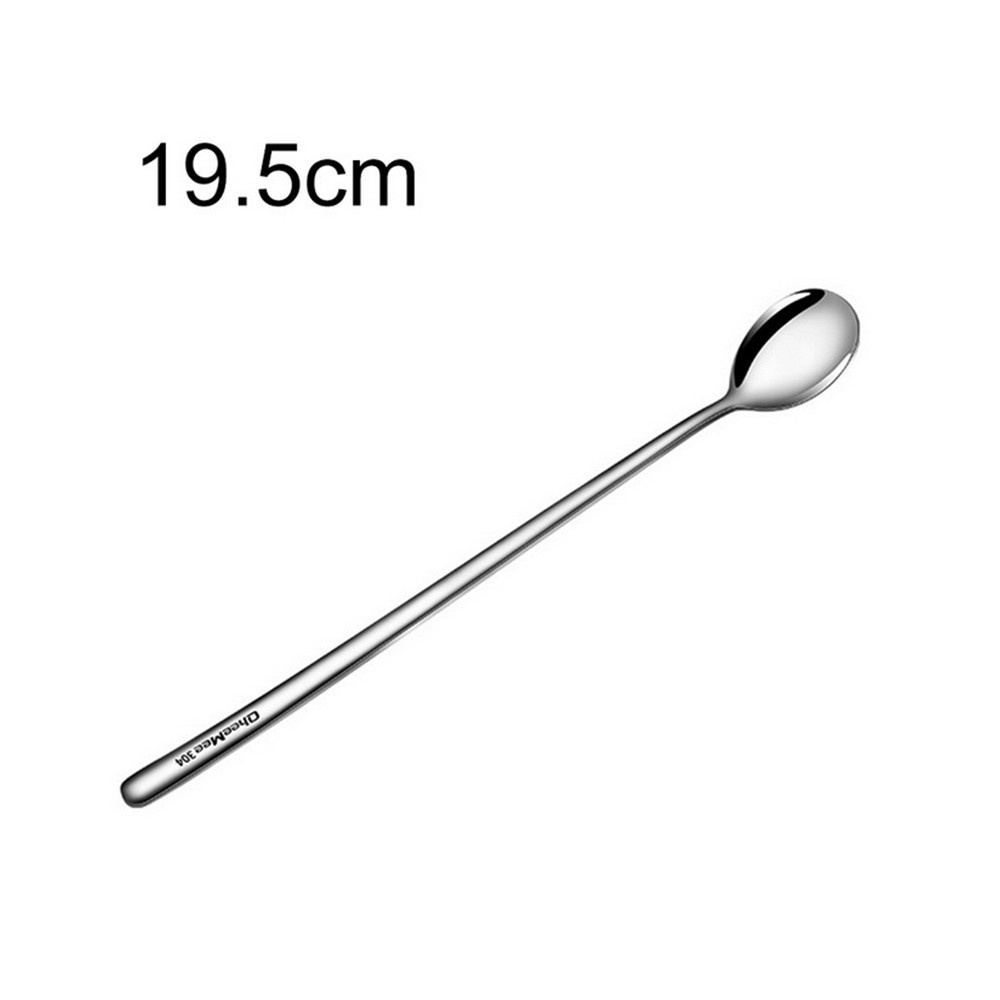 4 cucchiai in acciaio inox con manico lungo, cucchiaini da tè, cucchiaini da dessert, caffè, gelato, cocktail, utensili da cucina, stoviglie^1_voghion.com