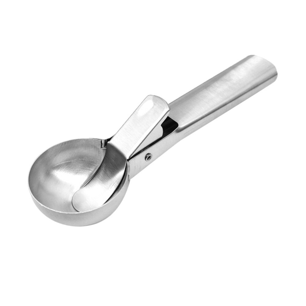 Glasskopa i rostfritt stål hållbar glassked för efterrätter_voghion.com