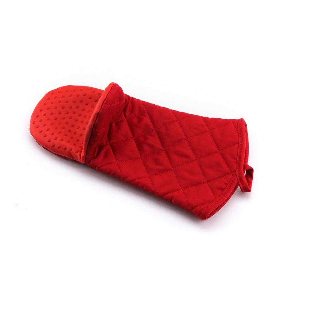 Lange, dicke Silikon-Küchenhandschuhe, hitzebeständige Kochhandschuhe, Grill-, Ofen- und Mikrowellenhandschuhe_voghion.com