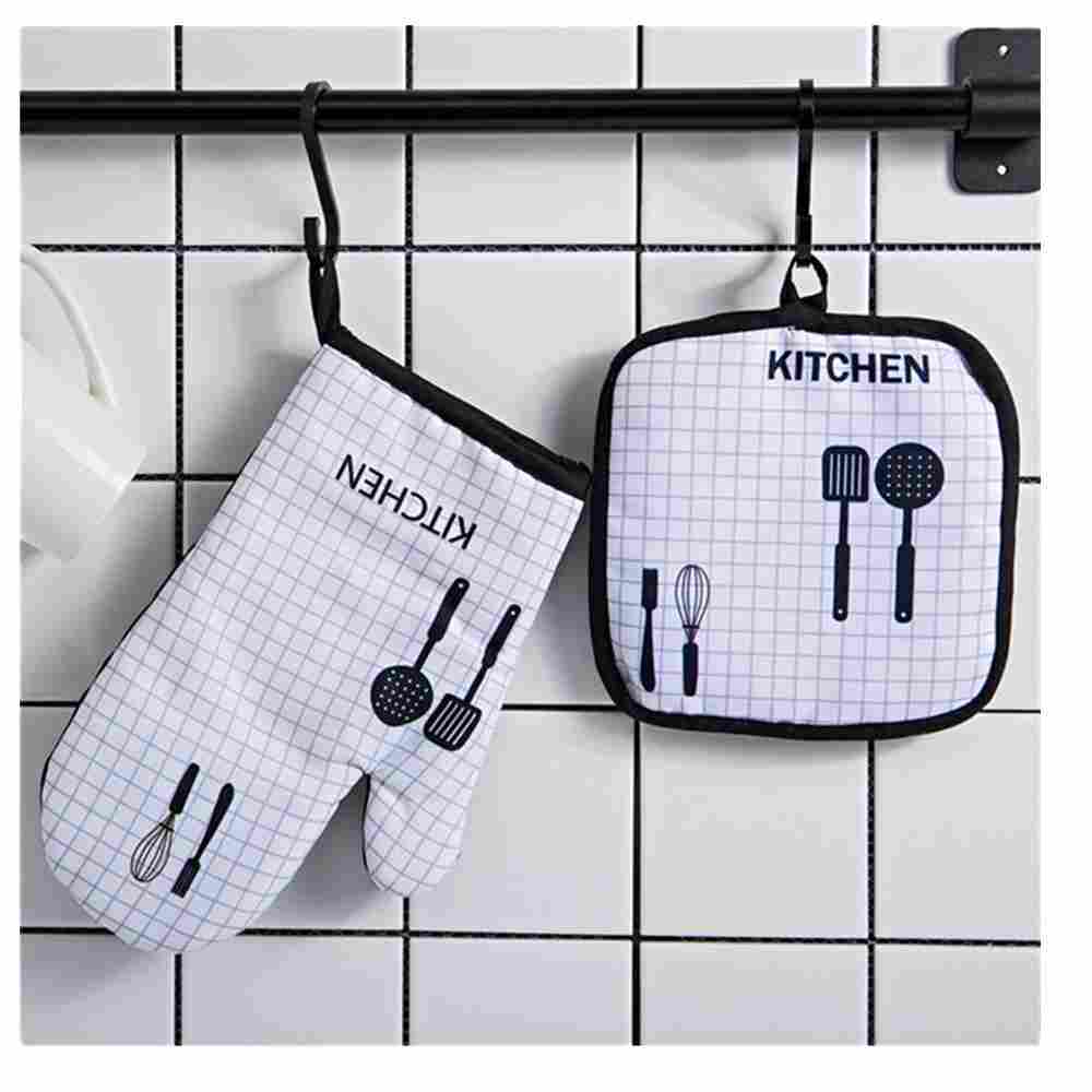 1 Set hitzebeständige, isolierende Mikrowellenhandschuhe, Mikrowellen-Backhandschuhe, Grillhandschuhe, rutschfeste Küchenhelfer_voghion.com