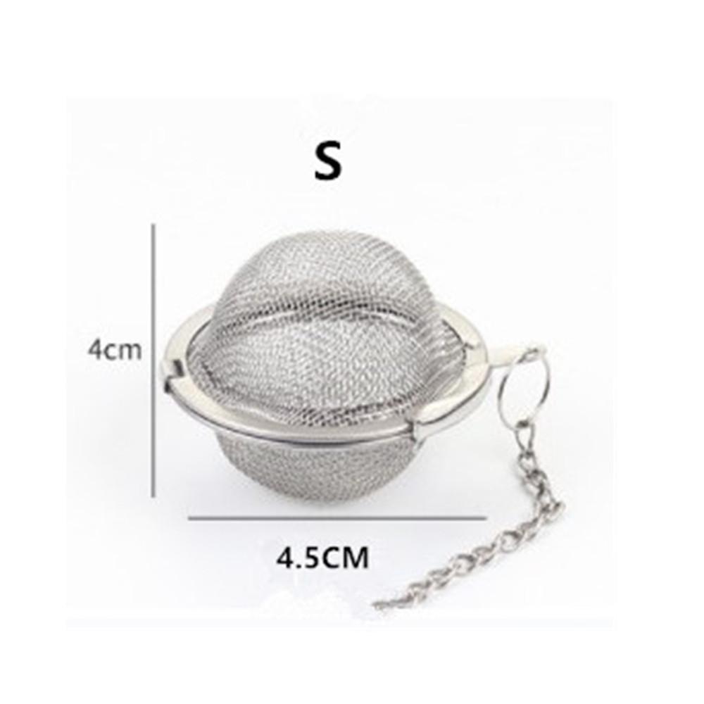 10pcs Stainless Steel Tea Infuser Sphere Locking Spice Tea Ball Strainer Mesh Infuser Tea Filter Strainers Kitchen Tools_voghion.com