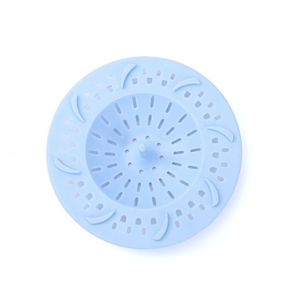 Lot de 10 filtres à cheveux ronds en silicone pour bonde de vidange, utilisables dans la salle de bain et la cuisine. Filtre anti-obstruction pour évier et siphon de sol._voghion.com
