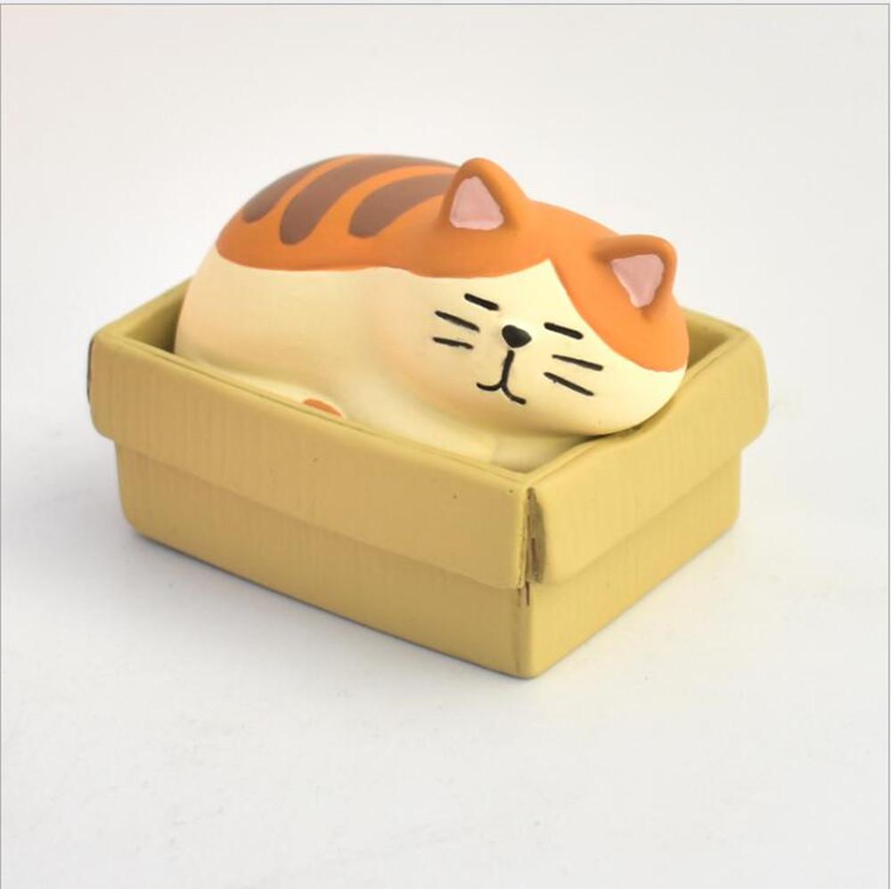 Happy Tiger Cat Stationery Opbergdoos Bureau Decoratie Rekwisieten_voghion.com